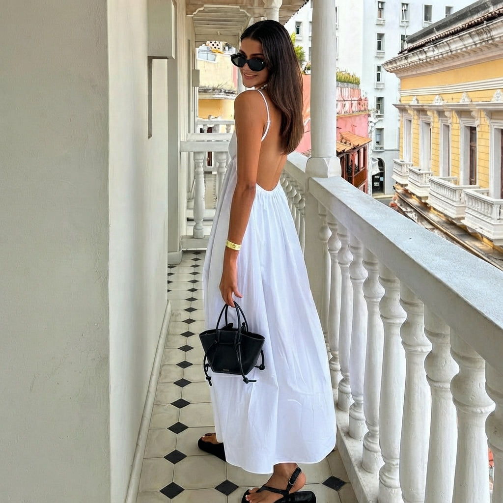 Rhian - Stylish Backless Dress