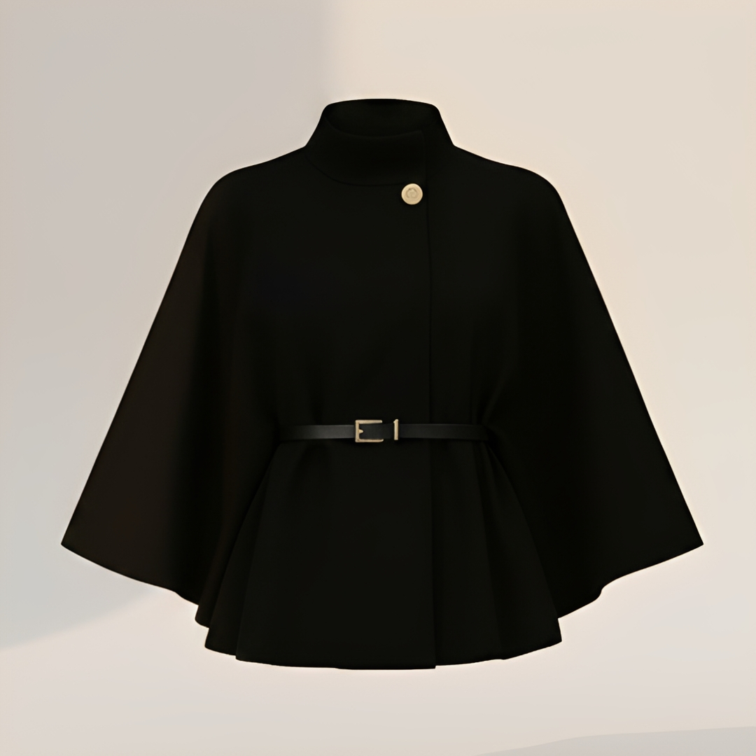 Lindsey - Stylish Belted Batwing-Sleeve Jacket