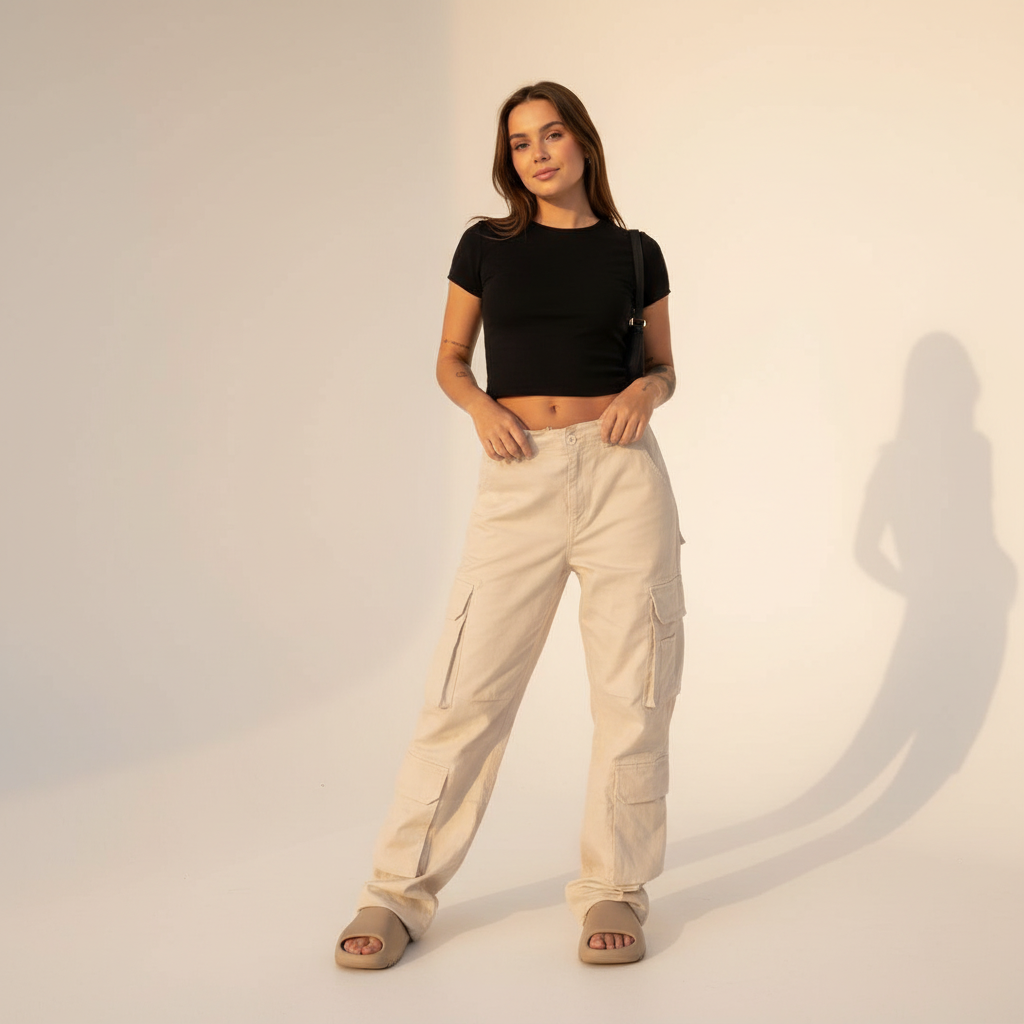 Kamley - Trendy Loose-Fit Cargo Pants