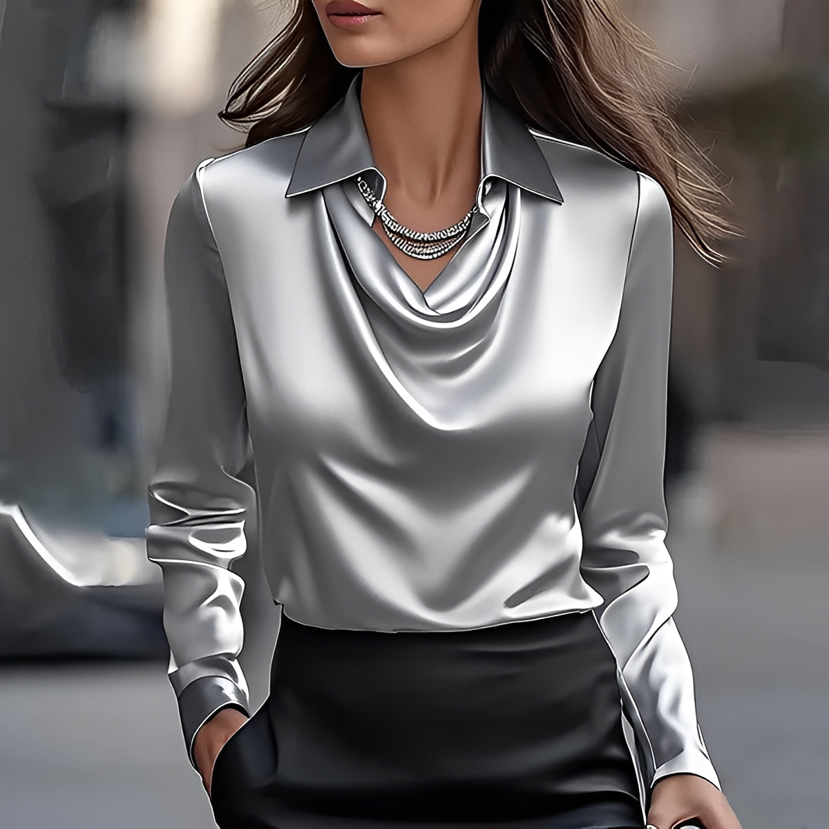 Chiara - Stylish Long Sleeve Top