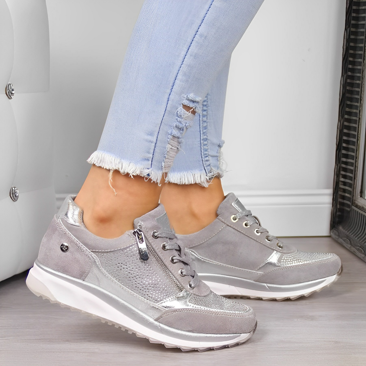 Pro Shoes – Orthopedic Support Shoes with Zipper
